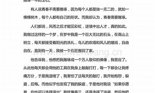 青春的答卷作文800字_青春的答卷作文8