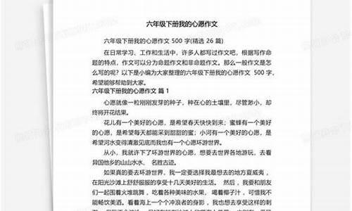 我的心愿500字优秀作文当老师开头_我的